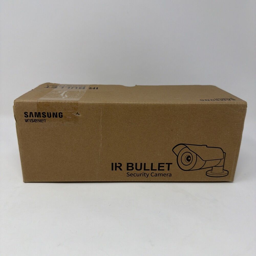 Samsung Wisenet QNO-6030RP Security Network Color Camera 2MP 6mm IR Bullet Cam